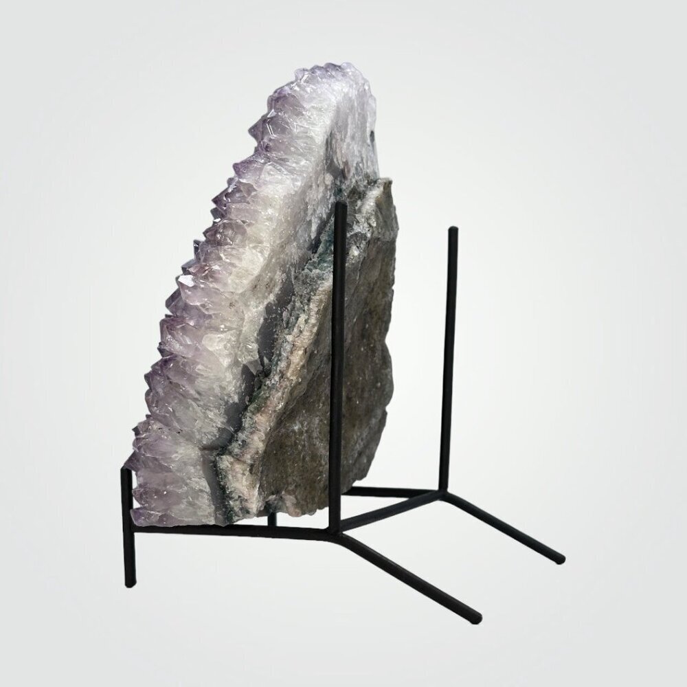 Large Raw Amethyst, Rough Geode Slab, Purple Crystal Cluster, From Brazil (BD) - Picture 9 of 15